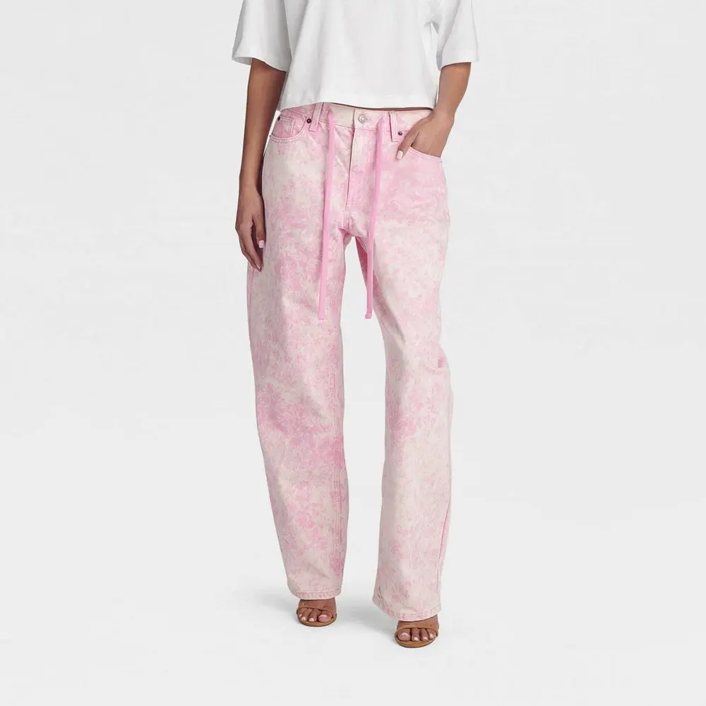 KBB by KAHLANA Women's Mid-Rise Barrel Leg 'The Lynnox Jean'