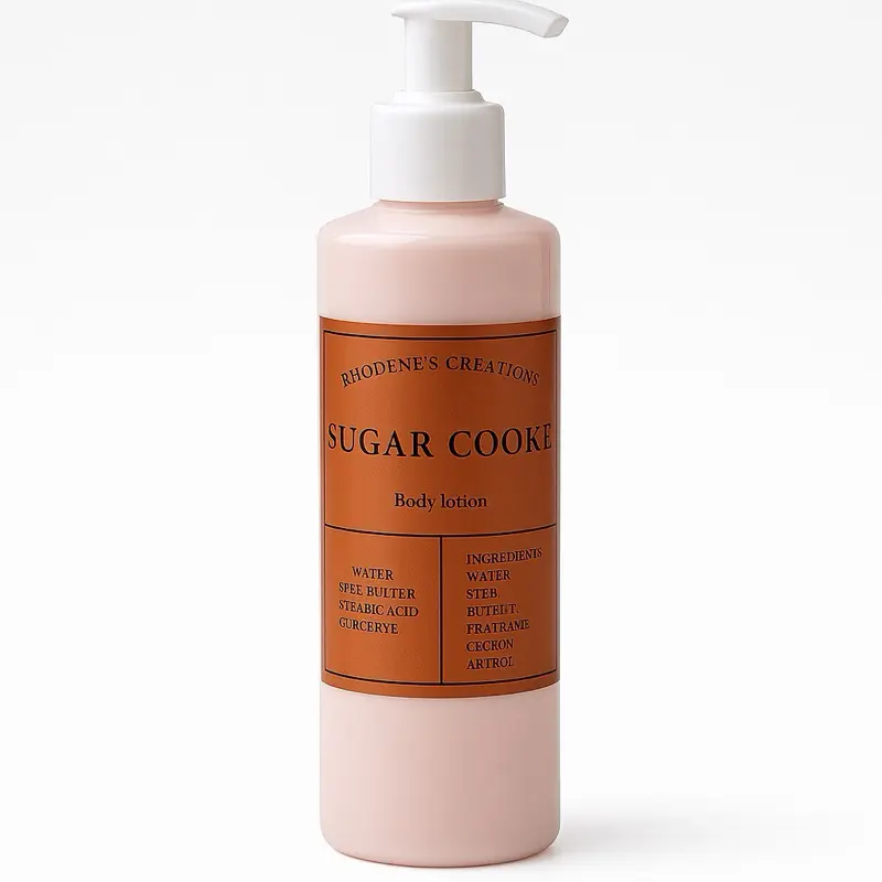 Sugar Cookie Scented Body Lotion, Hydrating Skin Moisturizer for Daily Use
