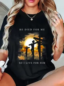 100% Cotton Christian Bible Verse - Jesus Died For Me T-Shirt