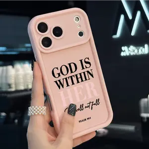 Case for iPhone 17 Air 16e 16 15 14 Pro Max 13 12 11 XR XS Plus God Within Her Full Coverage Reinforced Lens Protection Durable Soft Cover