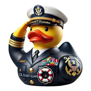 Fun Military Duck Ornament, Resin Decorative Item, Home Bedroom Living Room Decoration, Christmas Halloween Gift