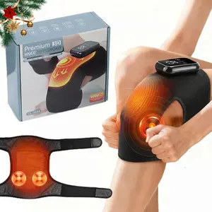 Heated Knee Massager with 3 Vibration Modes 3 Heating Levels, Heated Wrap Knee Support, Ideal Gifts For Parents