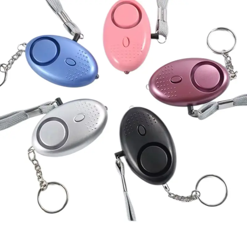 Women's Multi-Purpose Pocket-Sized Mini Flashlight Keychain with Sirens, 5-Color Options, Authentic Cute Kawaii Lightweight Keychain Accessory, Authentic Keychain