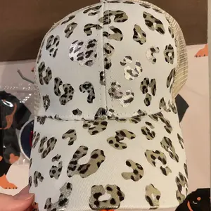 Shiny Leopard Trucker Hat