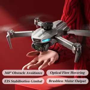 Foldable Drone with 1080P Dual Cameras for Adults and Beginners, Quadcopter with Brushless Motor, Optical Flow Altitude Hold, Obstacle Avoidance, One Key Start, 3D Flips, Headless Mode, 1 Battery