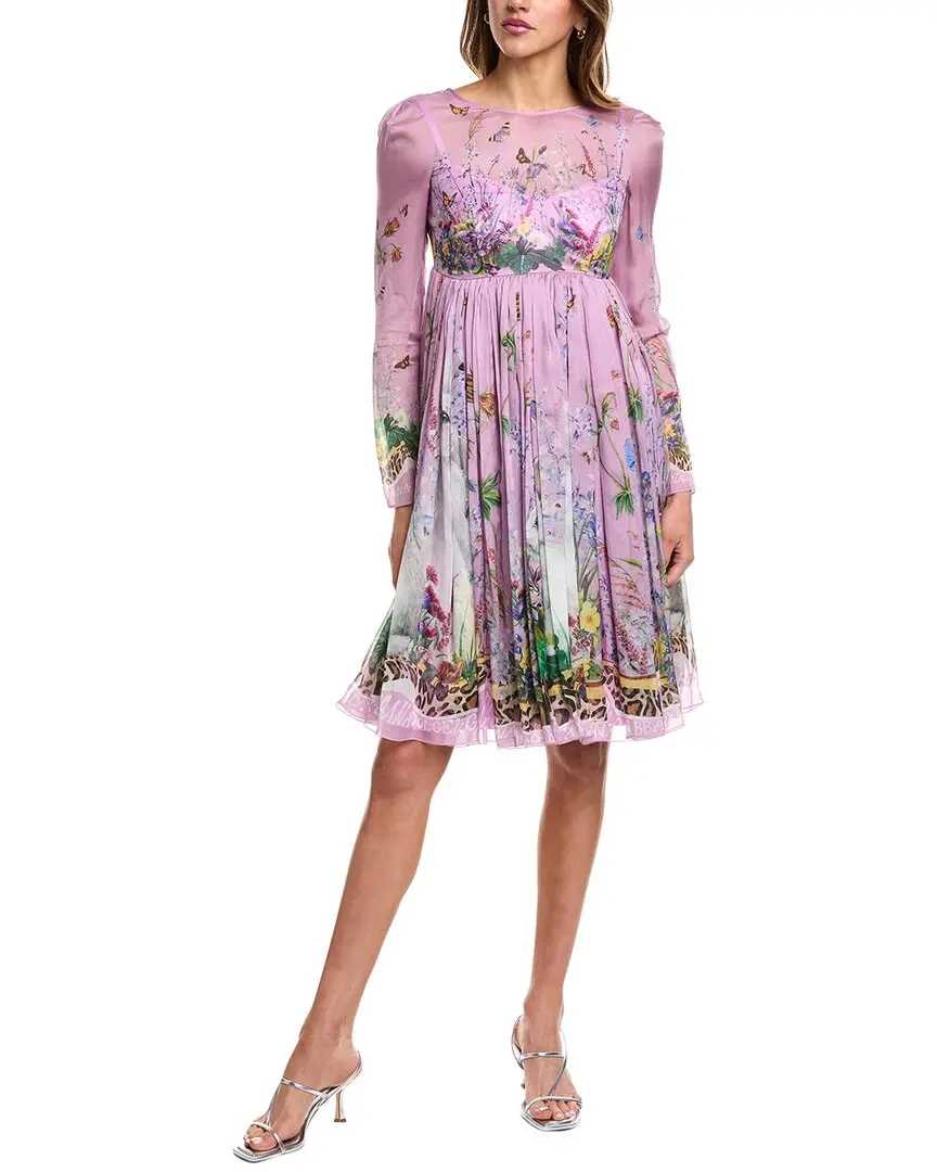 Dolce & Gabbana Silk Midi Dress