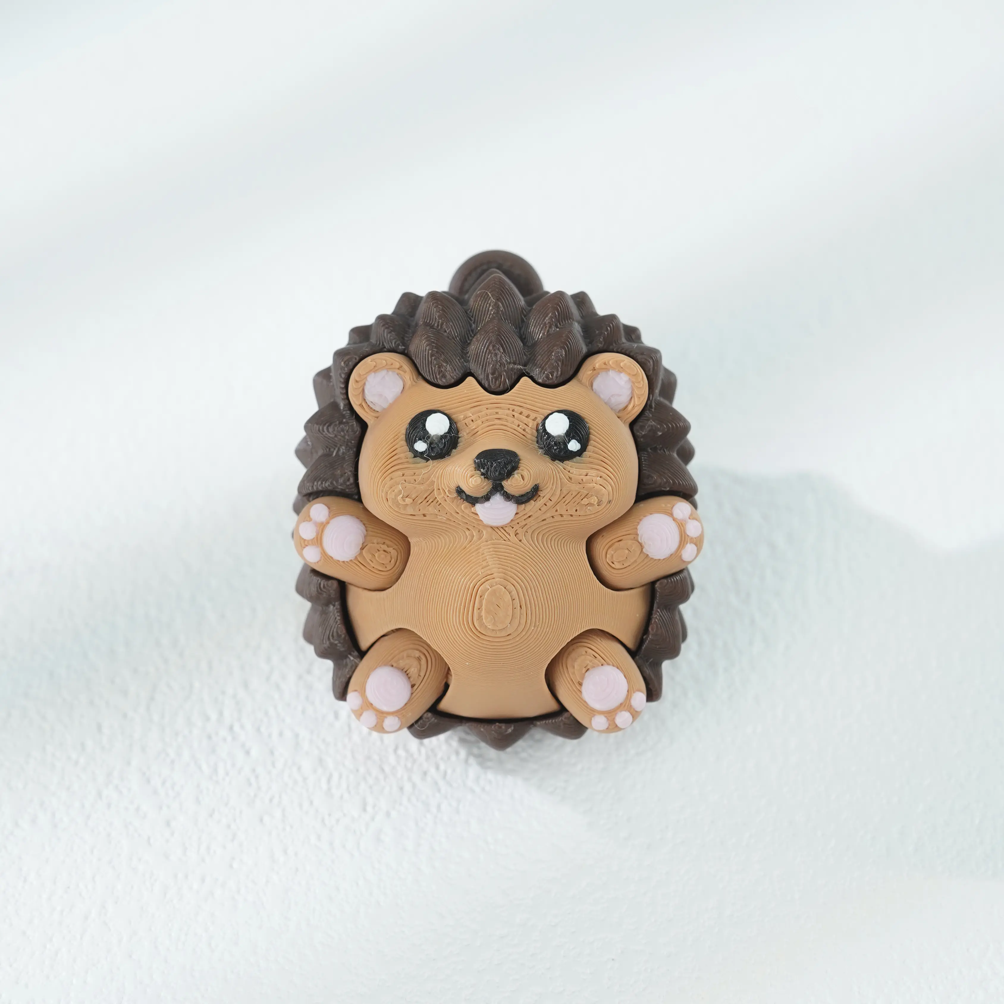 Articulated Hedgehog Clicker Fidget Toy | Cute 3D Printed Hedgehog | Sensory Clicker | Hedgehog Keychain