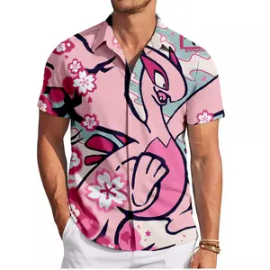 Sakura Lugia PKM Hawaiian Shirt | Cool Summer Anime Vibes for Men & Fans