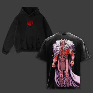 "Thragg The Conqueror" Viltrumite War - Invincible Comic Double Printed Oversize Lightweight Acid Washed Tee TV Series Graphic Tee T-Shirt, Vintage Oversized Streetwear  Heavy Cotton Tee, Gift For Fans Merch