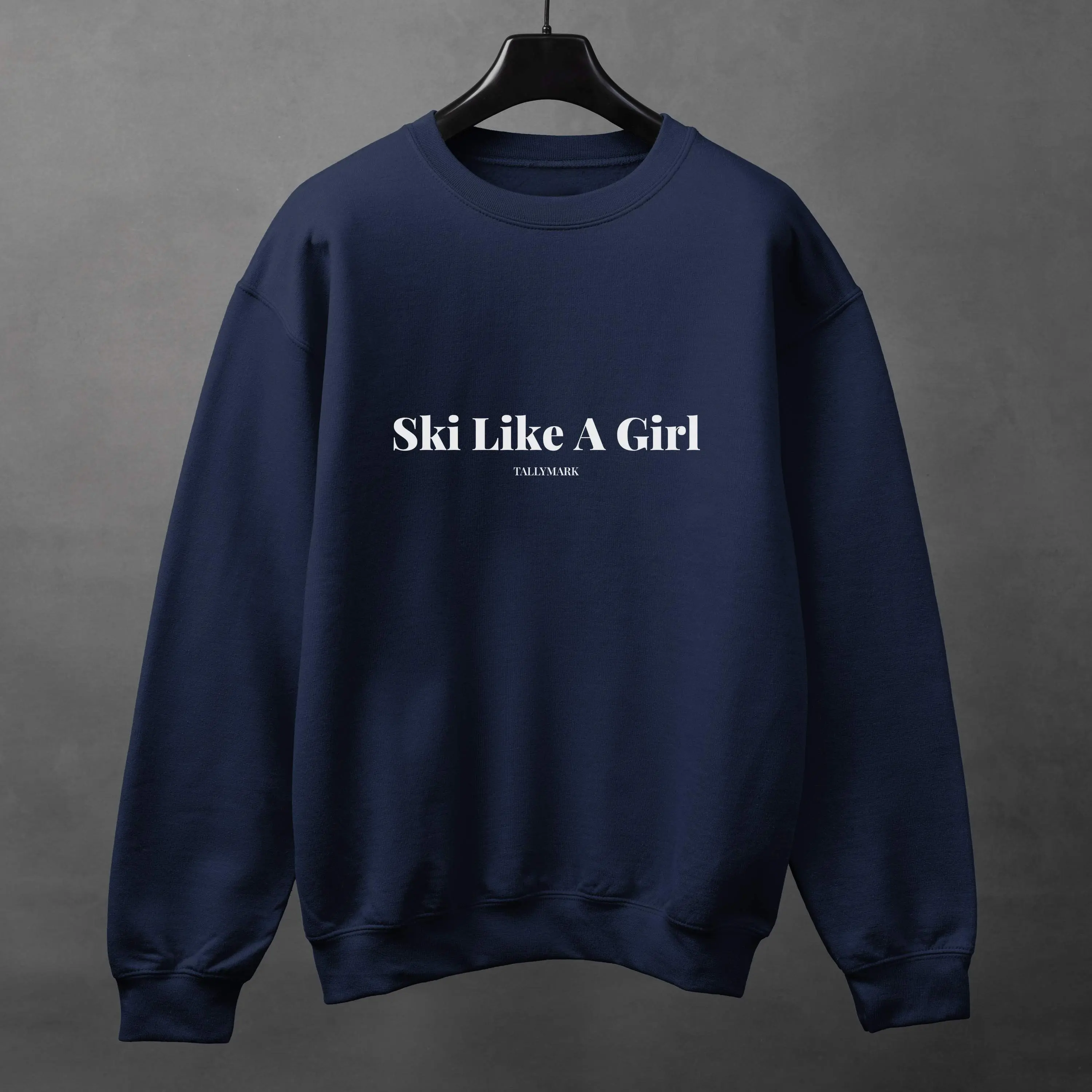 Ski Like A Girl Crewneck - Ski Sweatshirt