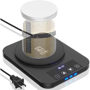 Sourdough Starter Warmer, Precise 1?F Thermostat Control (70-100?F) Sourdough Warming Mat,  memory Warming On/Off, 12-Hour Timer Sourdough Warmer(Black)