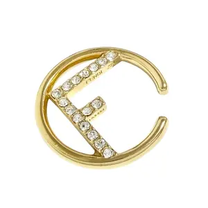 Pre-owned FENDI Brass Small Leather Goods F is Ear Cuff