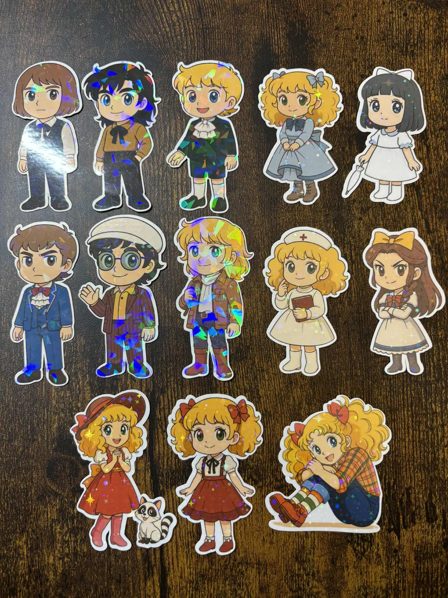 Candy Candy Retro Anime Stickers