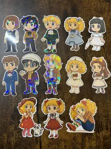 Candy Candy Retro Anime Stickers