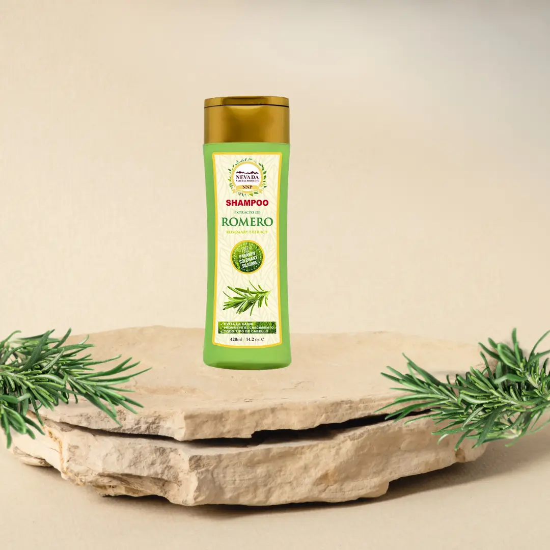 Romero Crecepelo Champú Limpiador con Extracto Natural de Romero | Limpieza Profunda y Fortalecimiento Capilar