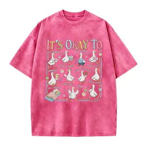 It's Okay To" Neurodiversity T-Shirt, Duck Themed Self-Acceptance Graphic Tee
