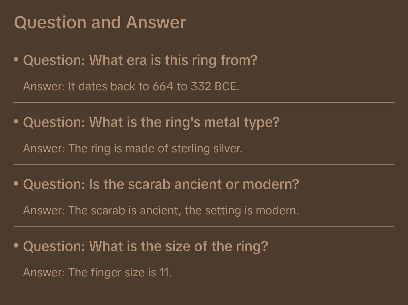 Egyptian Steatite Scarab Ring in Silver Circa 664 to 332 BCE - DK729 Egyptian Steatite Scarab Ring in Silver Circa 664 to 332 BCE - DK729