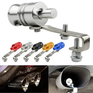 5 Color Universal Turbo Sound Simulator Whistle Car Exhaust Pipe Whistle Vehicle Sound Muffler