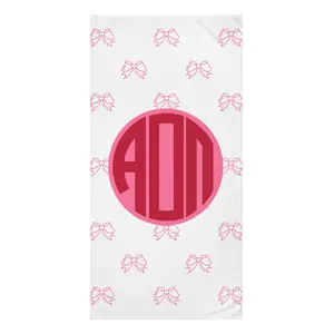 Alpha Omicron Pi Bow Towel