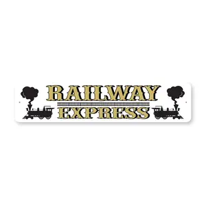 Railway Express Sign