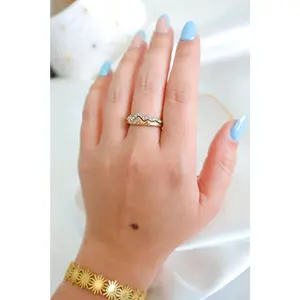 Mountain Ring - Unisex Stainless Steel Ring for Outdoor Sports