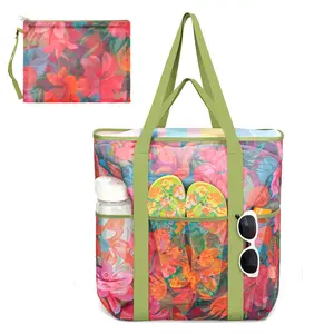Oversized Mesh Beach Tote Bag | Quick Dry, Lightweight Travel & Cruise Carry Bag for Pool, Beach & Vacation Essentials