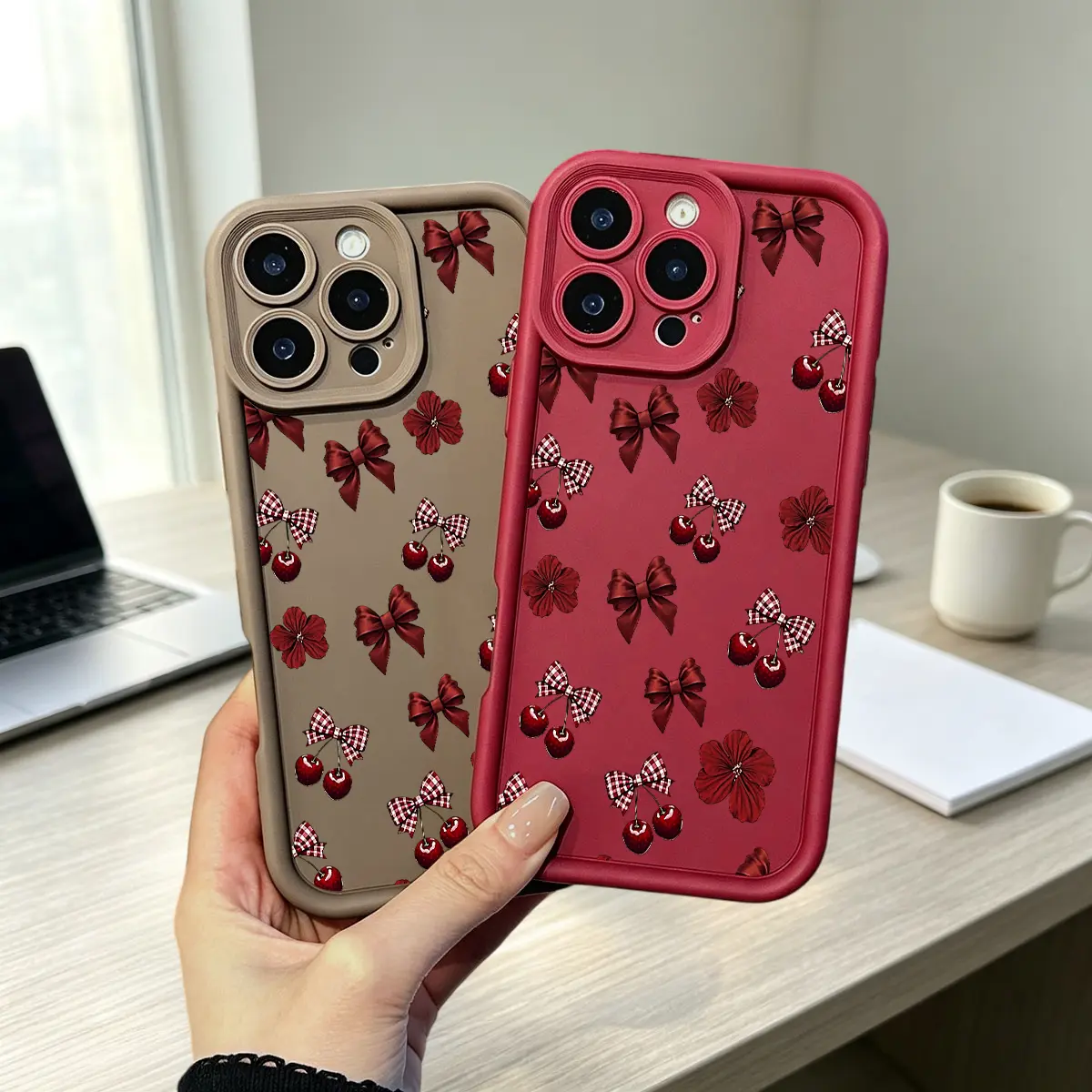 Phone Case: Cherry blossom petals Pattern TikTok Shop Best Seller iPhone 17 16 15 14 13 12 11 PRO MAX PLUS 17AIR 16E 17E 13mini 12mini XSMAX X XS Samsung S26 S25 S24 S23 S22 S21 ULTRA PLUS A54 A53 A52 A36 A35 A33Case Premium Flexible TPU Anti-Drop, Protec