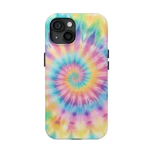 Pastel Tie Dye Style Tough Phone Cases For iPhone