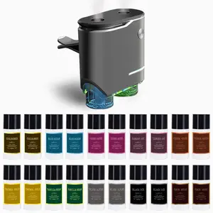 USB Rechargeable Car Air Freshener, Smart Car Air Aroma Diffuser, Car Aromatherapy, Car Aroma Diffuser for Car & Home, Car Electrical Appliances, Car Interior Accessory