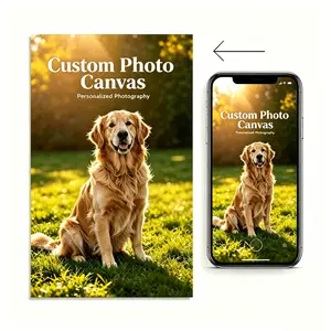 Custom Photo Canvas Poster - Personalized Digital Printed Wall Art, Home Decor, Ideal Gift and Souvenir