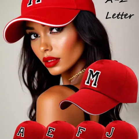 Fashion Casual Letter Baseball Cap, Sun Protection Face-slimming Peaked Cap, Unisex Adjustable Size, All-season All-match Hat for Students, Street & Outdoor, Premium Streetwear Hat, Adjustable Casual Hats