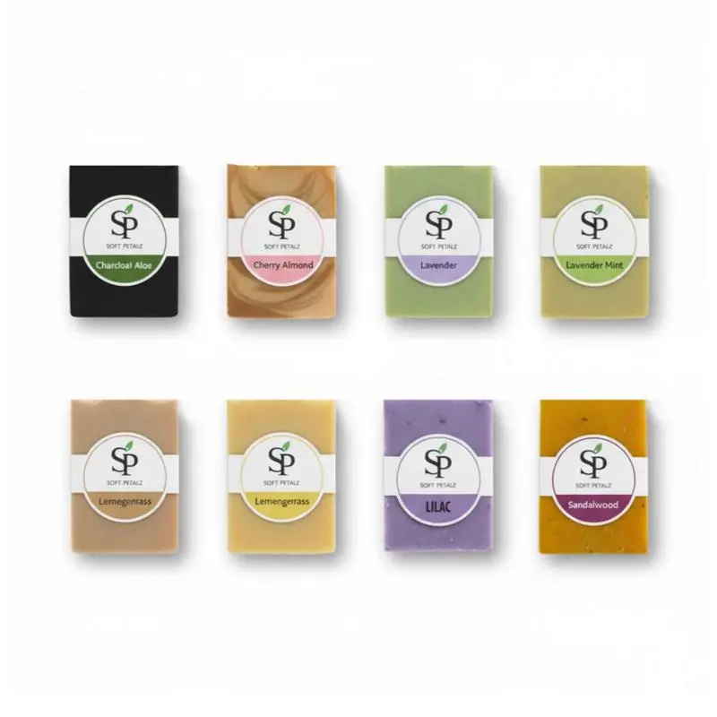 Soft Petalz Organic Handcrafted Soap – Handmade Nourishing Soap Bar for Clean, Soft & Fresh Skin | Multiple Scents