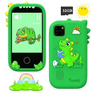 Kids Smart Toy Phone, Educational Activity Toy, Compact Travel Toy Phone, Numerous Games Preloaded, Picture Taking Function, Outdoor Games, Family Reunions, Daily Life Recording, Wonderful Birthday & Holiday Gift for 3-12 Year Olds