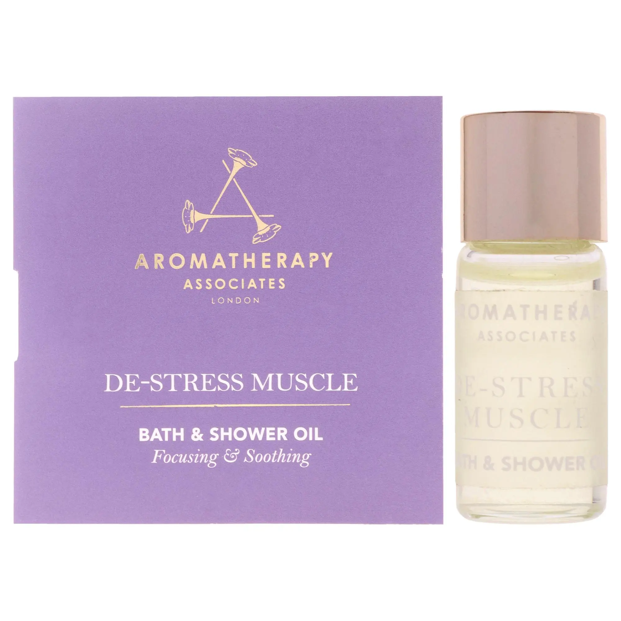 De-Stress Muscle Bath and Shower Oil by Aromatherapy Associates for Unisex - 0.1 oz Oil