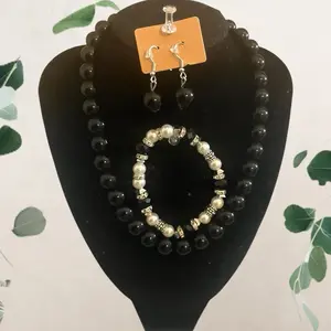 Pearl Earrings & Necklace set