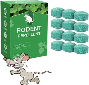 12-Pack Rodent Repellent Balls for the Home Kitchen: An Effective Pest Control Solution, Pest Deterrent for Rats, Mice, Squirrels, Spiders, Indoor & Outdoor Protection