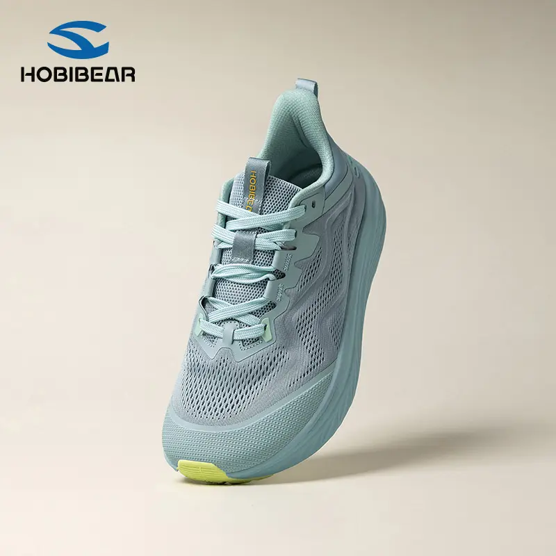 HOBIBEAR Women's Casual Trainers - Breathable Mesh Upper, EVA Thick Cushioned Sole, Lightweight Comfortable Shoes Casual Trainers for Everyday Wear, Breathable Running Sneakers, Sporty Running Shoes