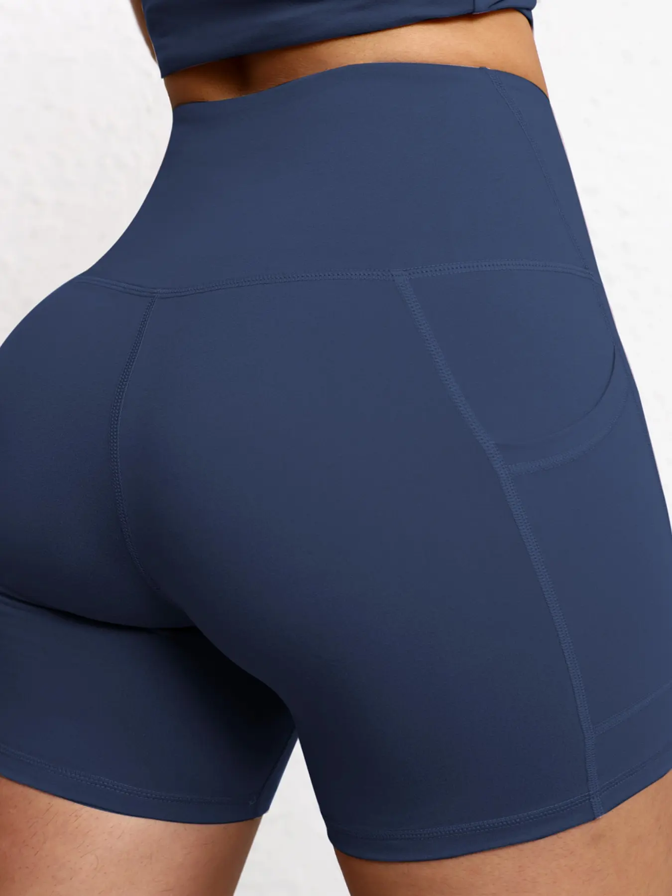 Women's Silky Gym Shorts, High Waist with Side Pockets, Quick-Dry Breathable Running Training Shorts, Slimming, Versatile, Super Soft, Activewear Shorts, Gym Workout Shorts, Gym Sports Shorts, Gym Fitness Shorts, Athletic Sports Shorts