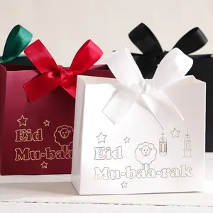 Eid Mubarak Gift Box Set, 5/10/15/20 Pieces, Embossed Sheep Design, Perfect for Muslim Festive Decor & Party Favors