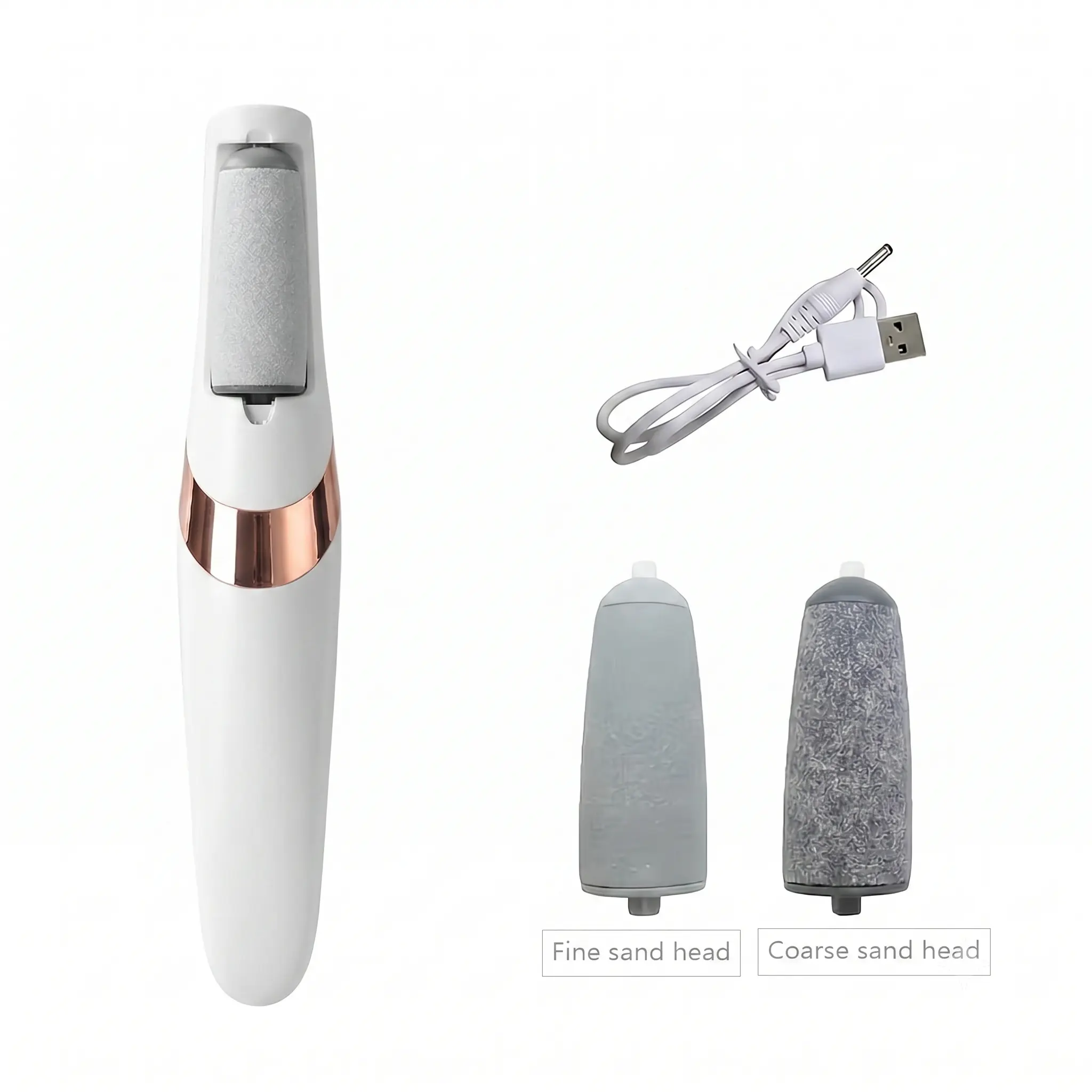 Electric Foot Callus Remover Rechargeable Pedicure Tool for Dry Hard & Dead Skin Removal Dual Speed Settings Cordless Home Use Pedicure kit, Feet Care Ideal Gift