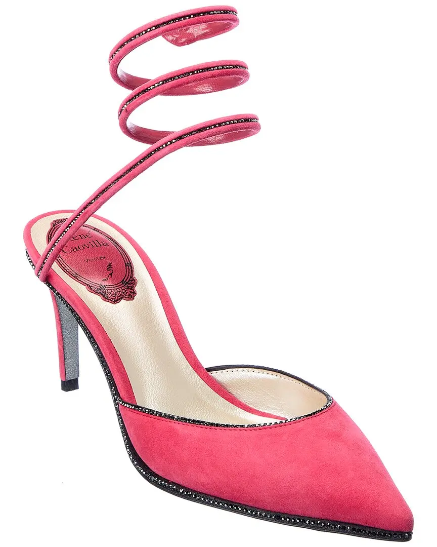 René Caovilla Cleo Suede Pump