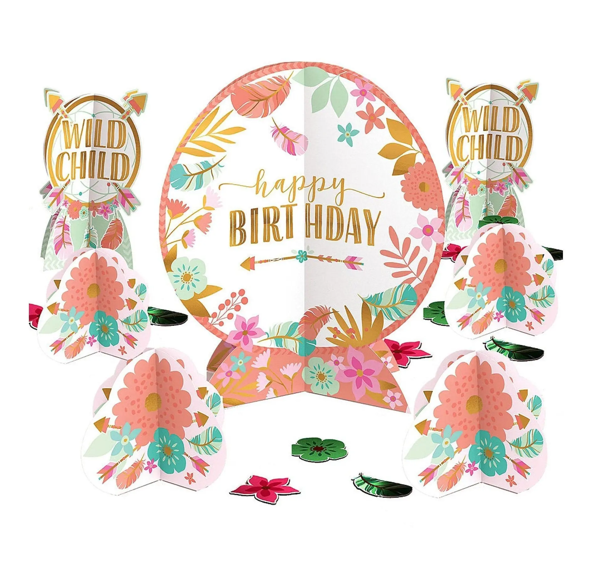 Boho Birthday Party Centerpiece