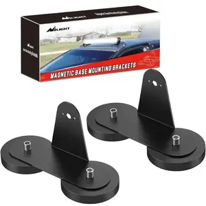 Nilight Magnetic Base Side-Mounted Sucker Holder Bracket (Pair)