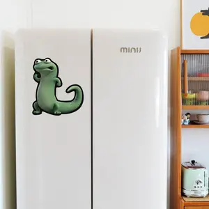 Lizard Meme Decor Magnet, Cute Funny Reptile Fridge Sticker, Strong Magnetic Hold for Metal Surfaces, Perfect Gift for Meme Lovers Friends