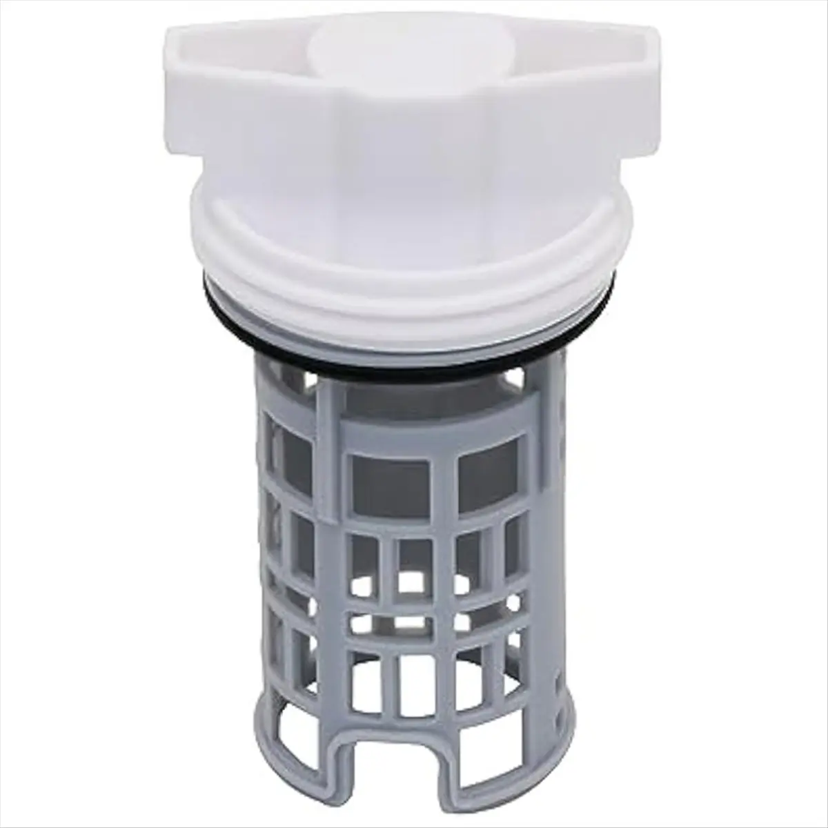 DC97-16991A Plastic Washer Drain Pump Filter, High-Quality Replacement Part for WF42H5000AW, WF42H5000AW/A2 Washing Machines, Filters Lint and Debris, Resists Deformation, Long Service Life, Filter Lint And Debris