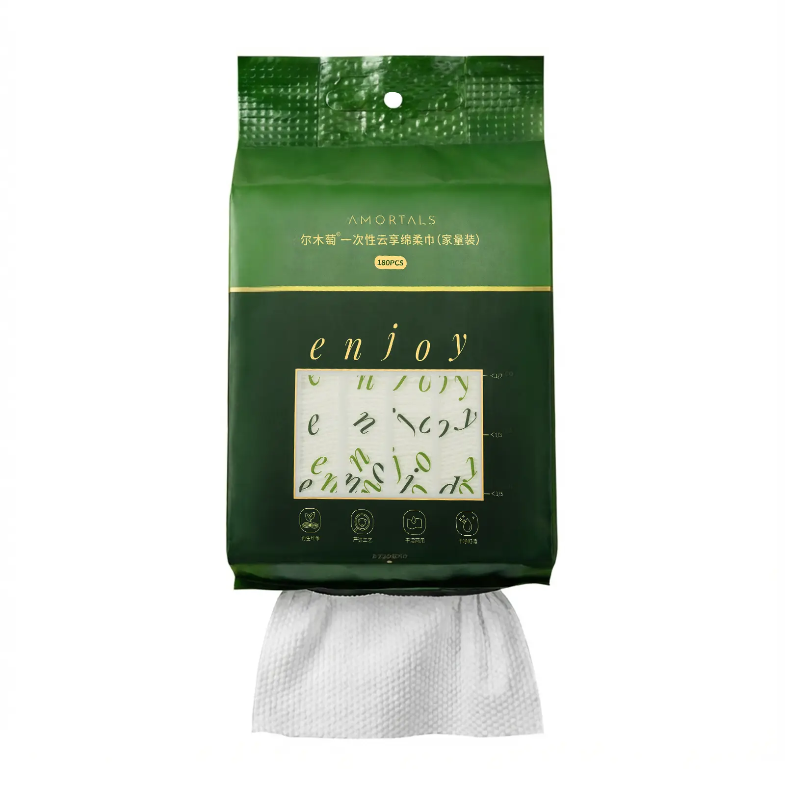 AMORTALS Facial Cleansing Cloths, 70-Count Multi-Pack Ultra-Soft Biodegradable Plant Fibers Wipes - Makeup Remover, Textured Pearl Side, Strong and Durable, Unscented for Sensitive Skin, Alcohol-Free, 11.1x5x3.94in, Home Cleaning Travel Use