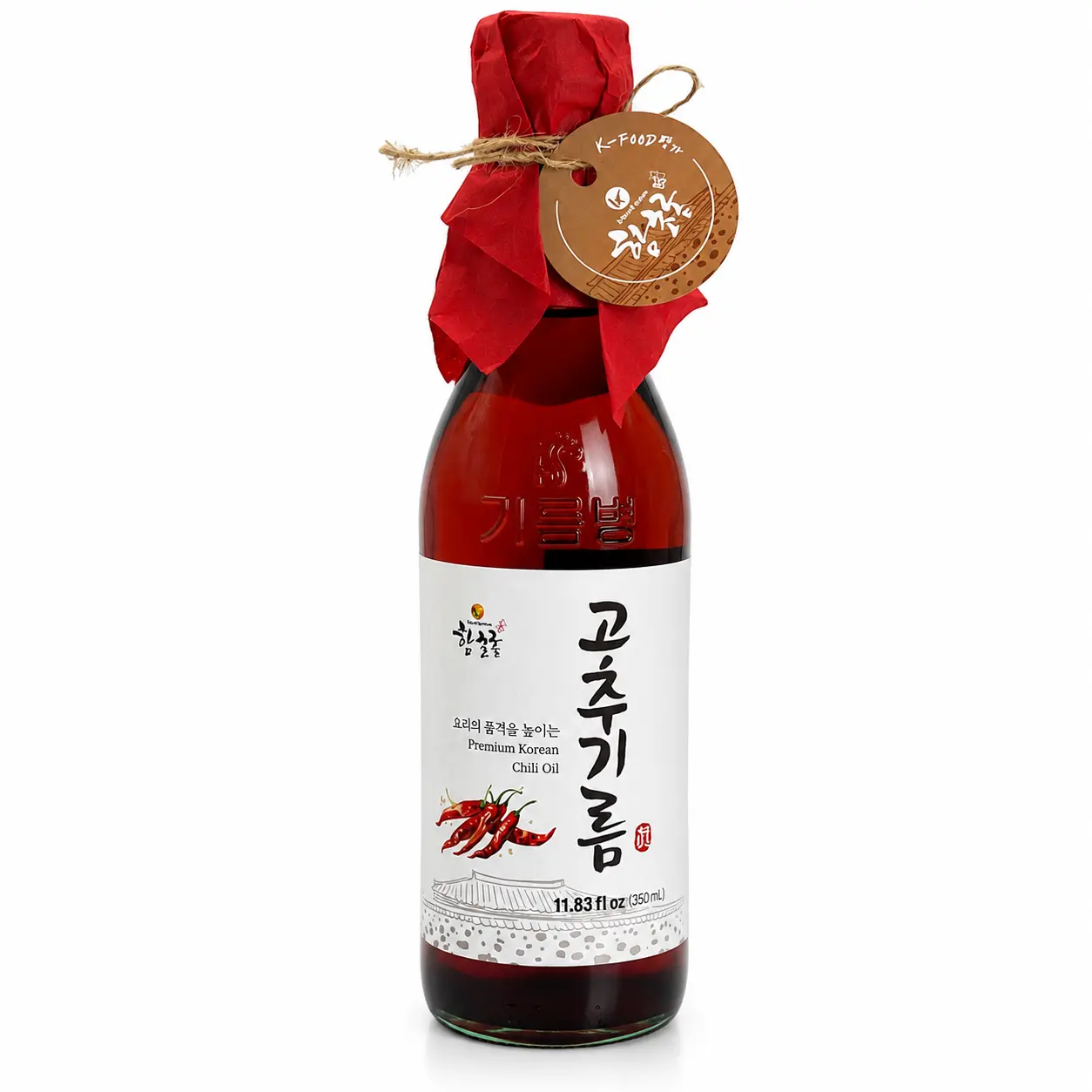 Korean Spicy Chili Oil - Bold Flavor, Perfect for Noodles & Stir-Fry 11.83oz Vegetable