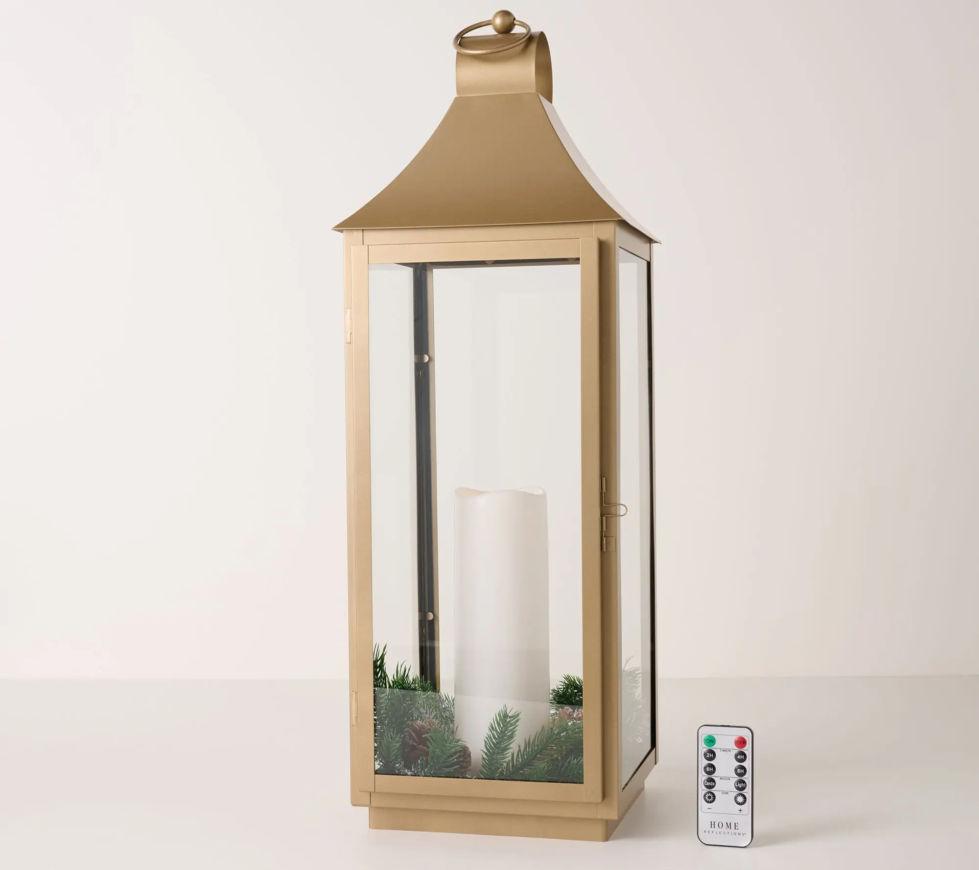 Home Reflections 24" Rustic Iron Lantern Home Reflections 24" Rustic Iron Lantern