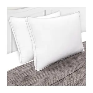 Superior Microfiber Hypoallergenic Gusset Pillow, Queen
