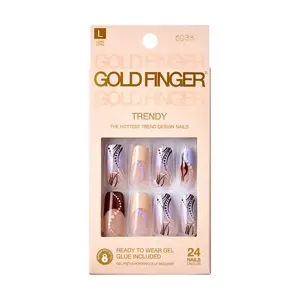 Gold Finger Trendy Nails - It's Euphoric